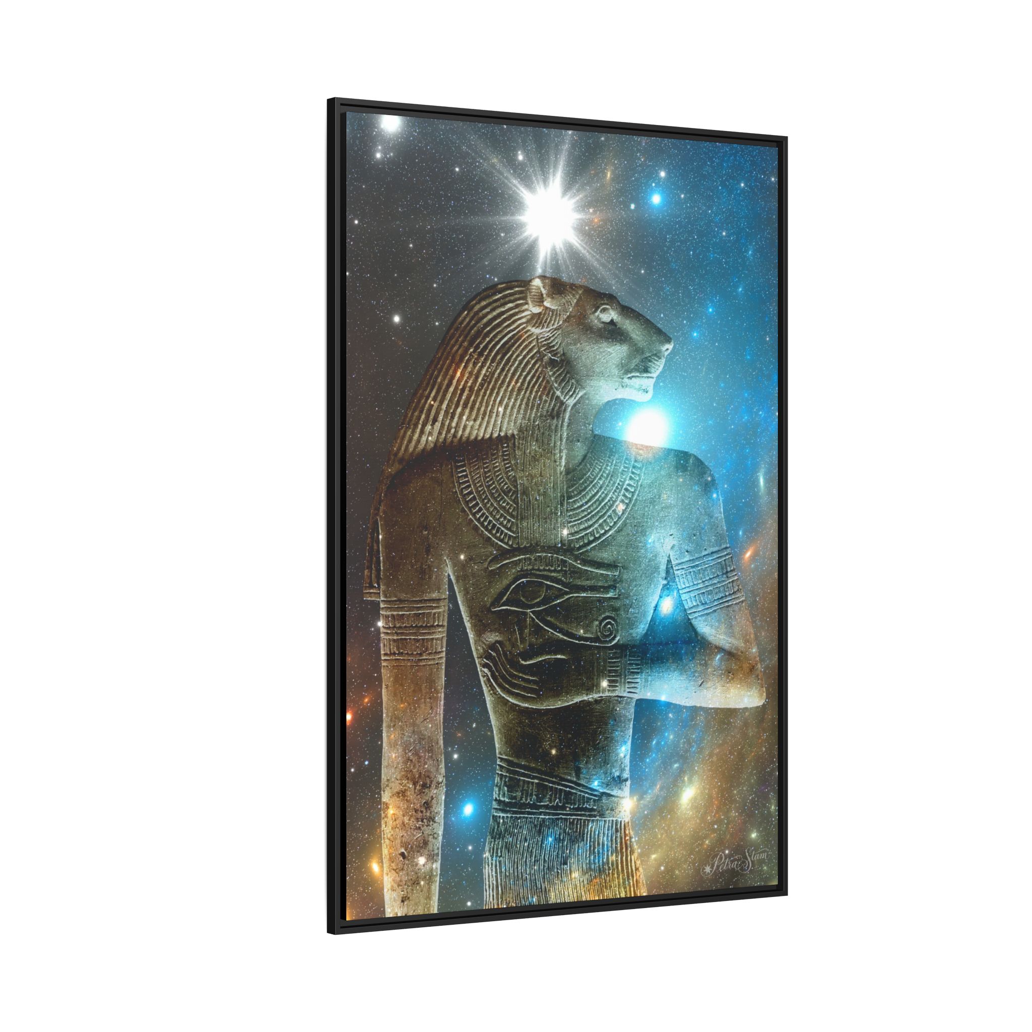 Abydos Leeuw-man canvas, mat, met lijst - Afbeelding 62