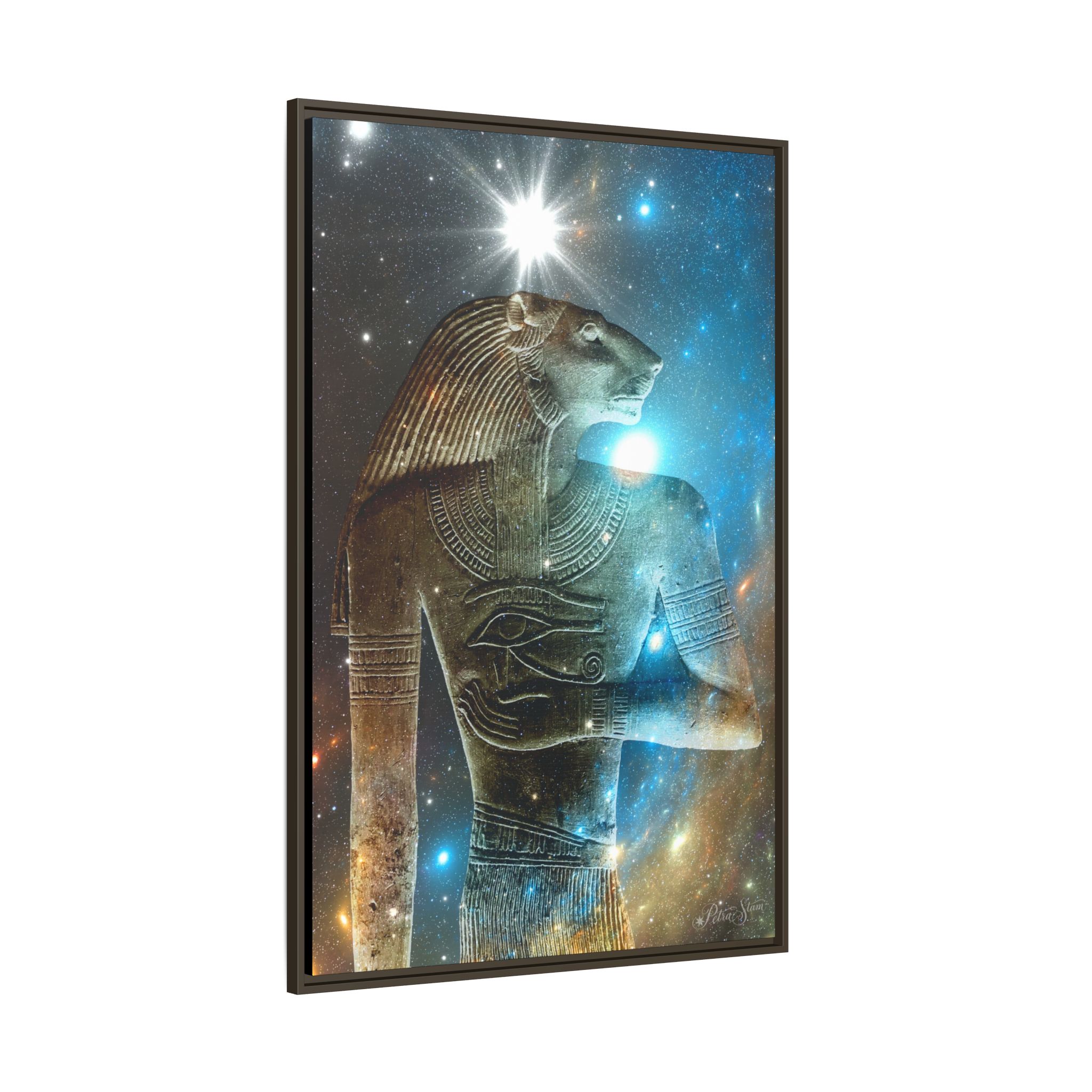 Abydos Leeuw-man canvas, mat, met lijst - Afbeelding 30